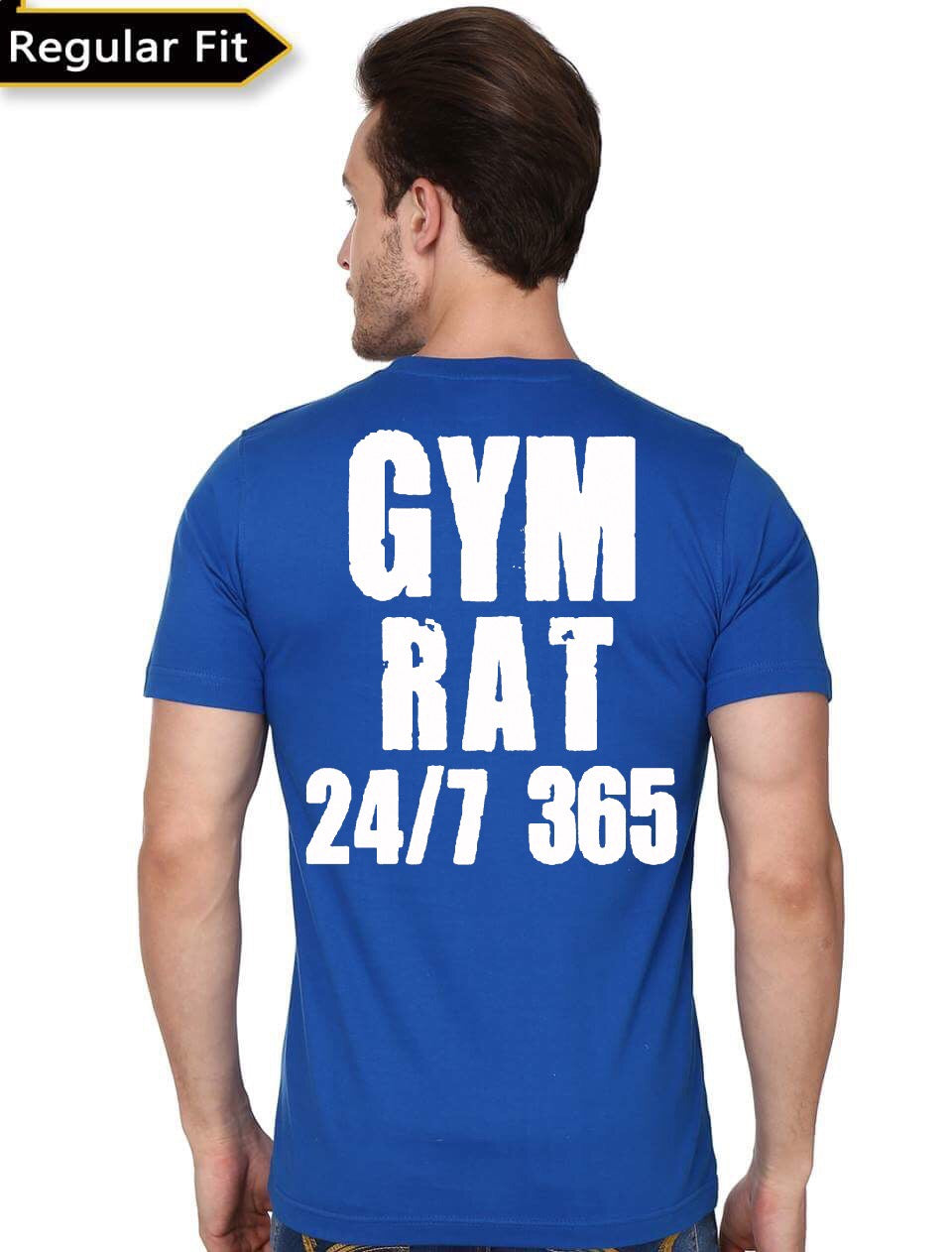 Bodybuilding Royal Blue T-Shirt