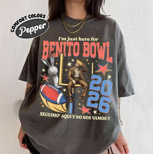 Benito Bowl Halftime Football Fan Tee 2026