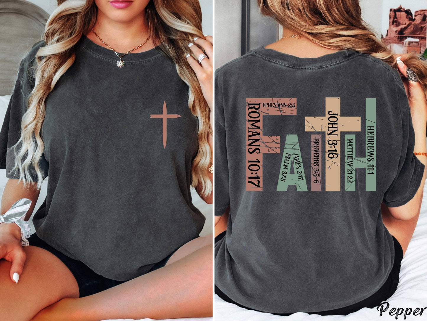 Retro Christian T-Shirt Faith & Bible Verses