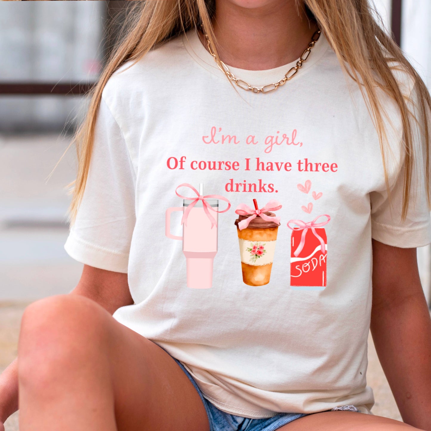 I’M Just A Girl  | Preppy Graphic Tee | Gildan