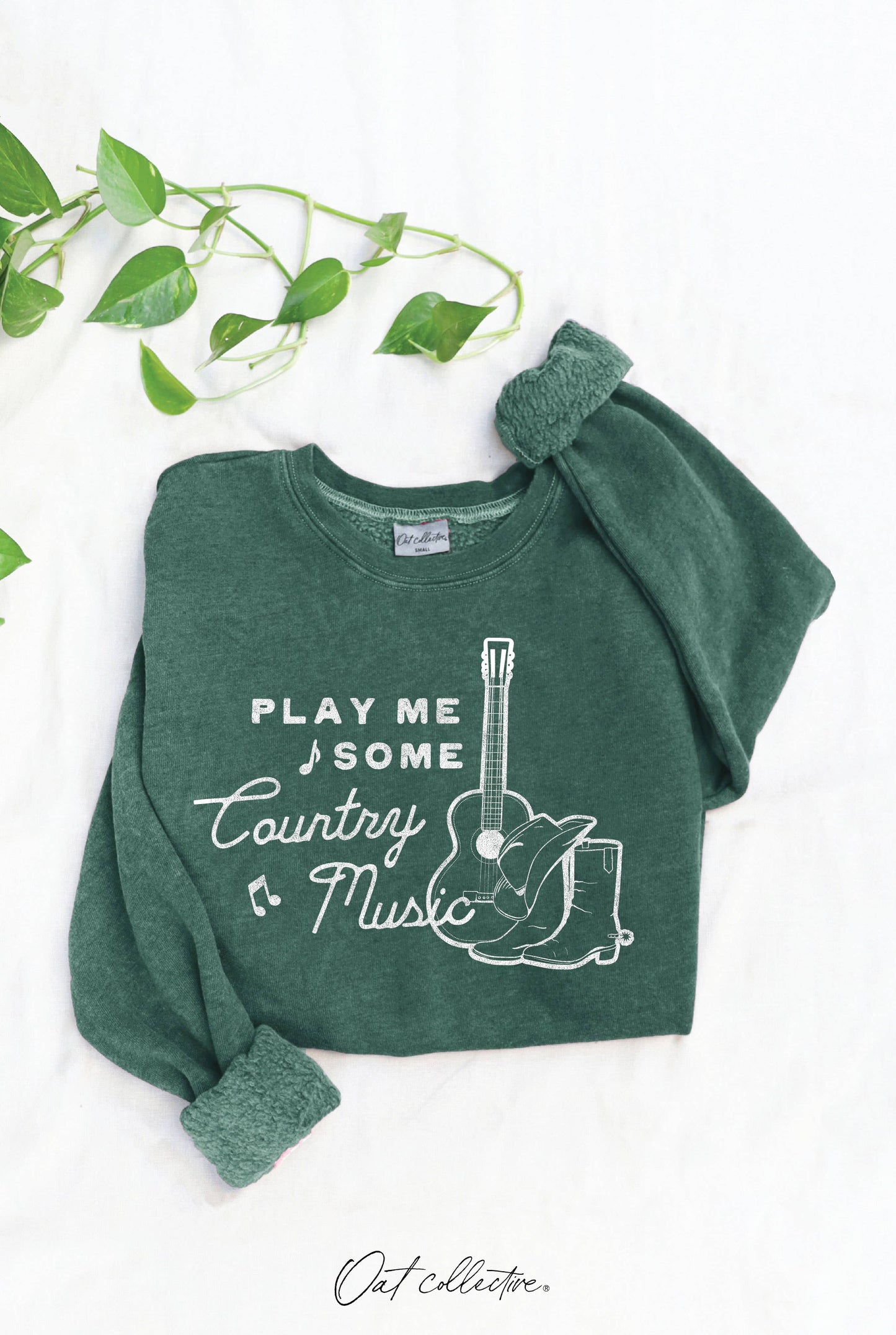 Play Me Some Country Music Mineral Graphic Sweatshirt