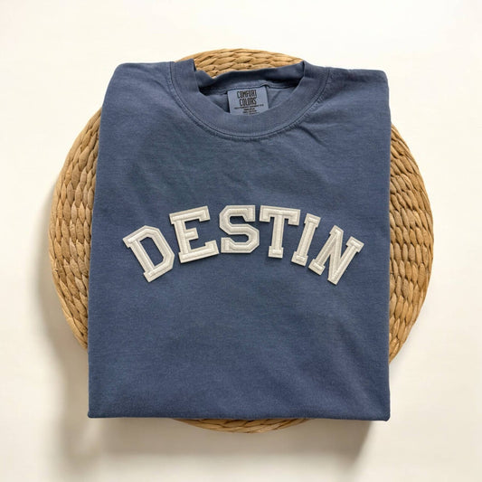 Comfort Colors Destin Florida Short Sleeve Shirt, Beach Shir
