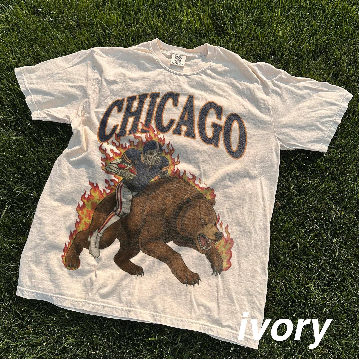 Chi-Cago Bears Vintage Game Day Fan Tee