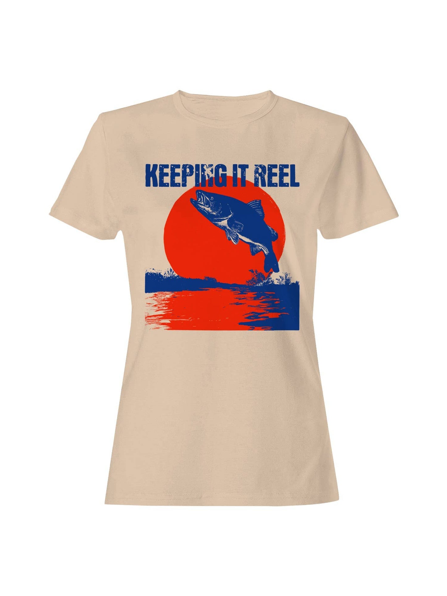 Keeping It Reel Salmon Sunset Women's T-Shirt