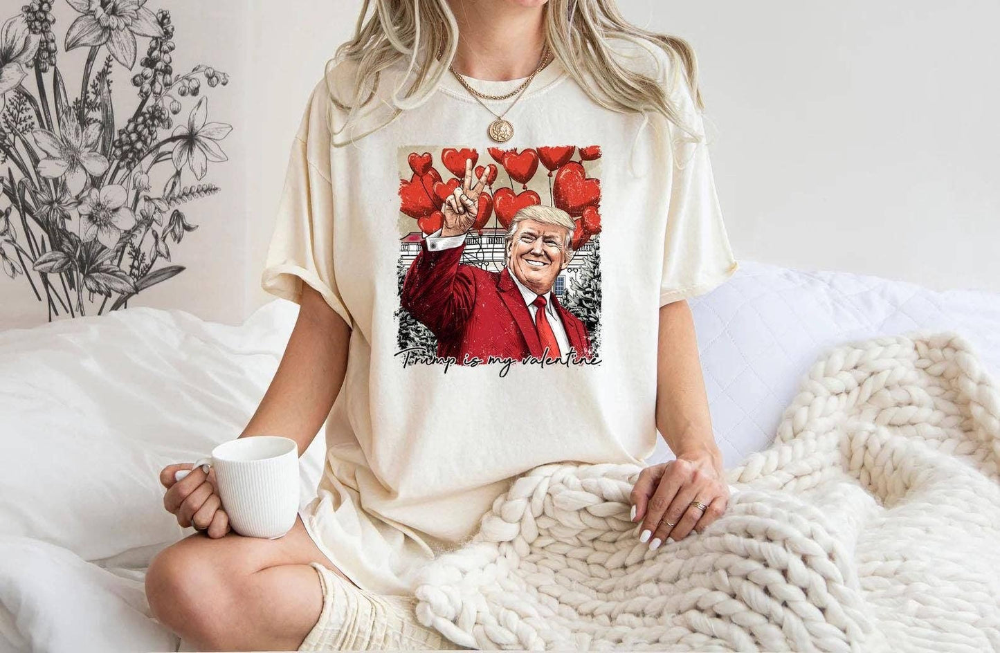 Trump Is My Valentine Humor Sweatshirt, 2025 Shirt