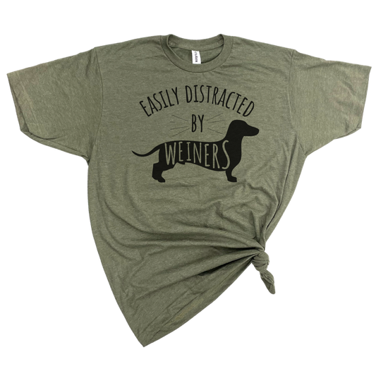 Easily Distracted By Wieners T-Shirt
