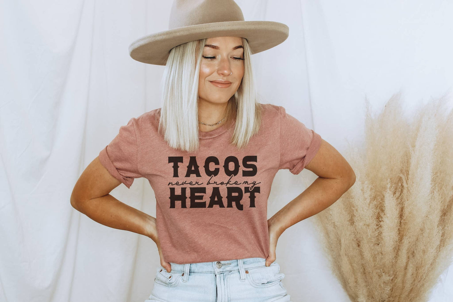 Tacos Never Broke My Heart Valentine Tee