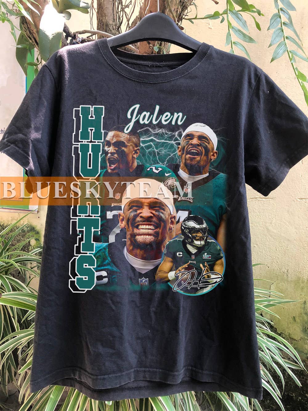Jalen Hurts Vintage 90s Bootleg Quarterback T-Shirt Best Sel