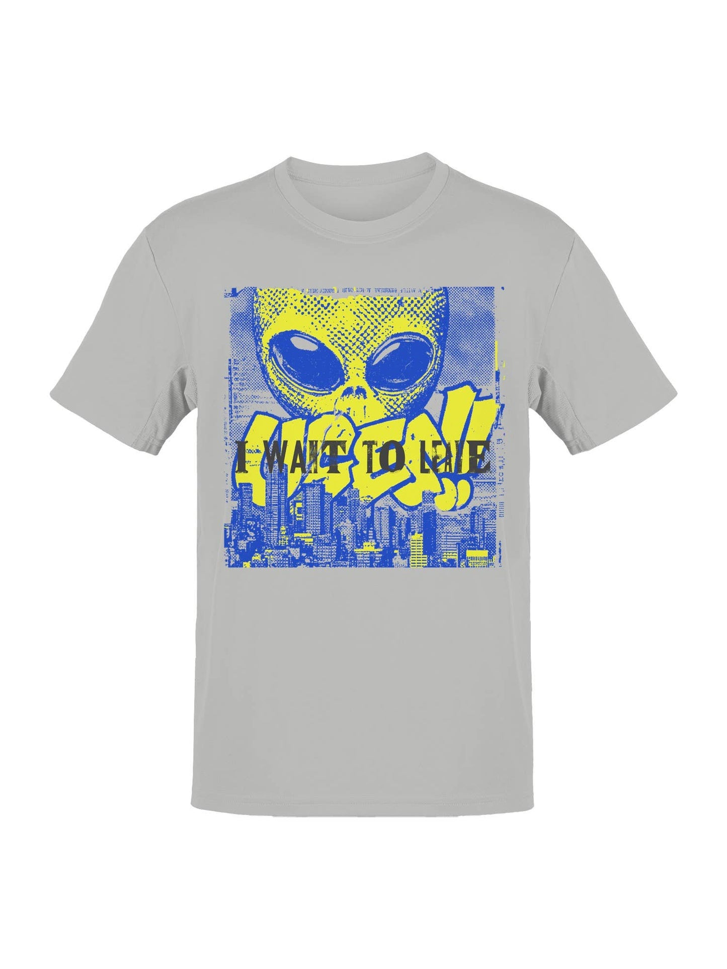 Alien Pop Art - I Want To Leave Men's T-Shirt