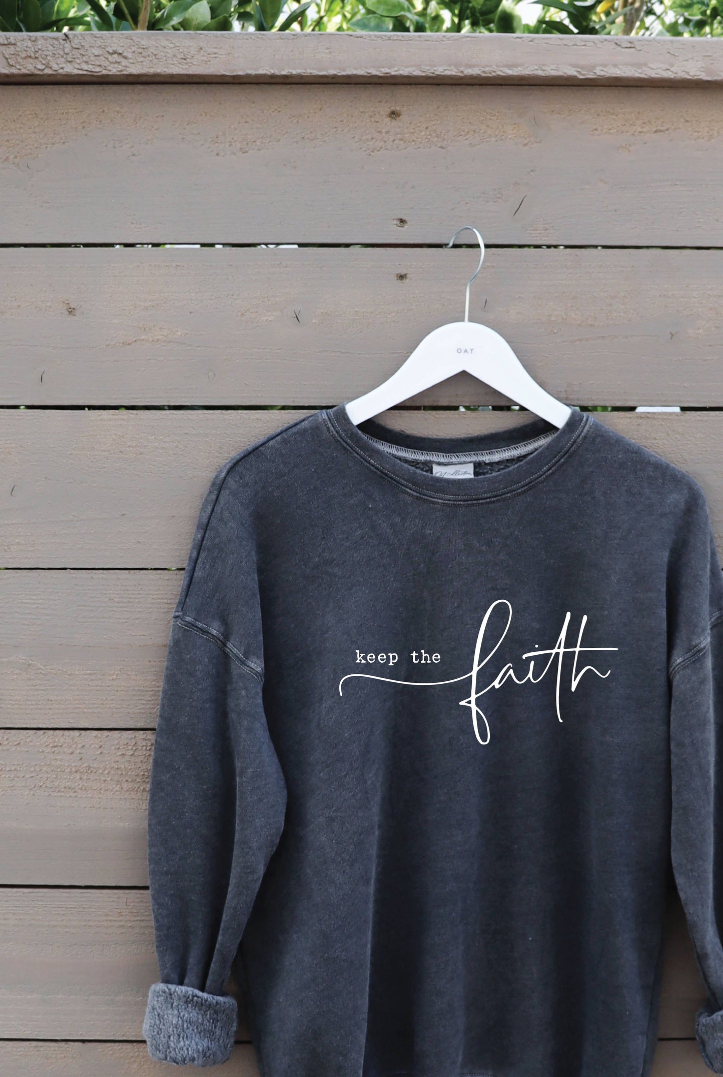 Keep the Faith Mineral Graphic Sweatshirt