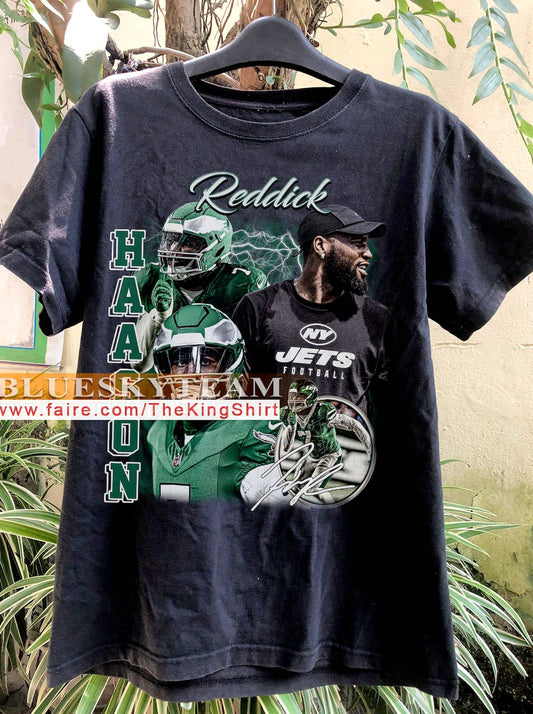 Vintage 90s Haason Reddick T-Shirt Retro Football Bootleg