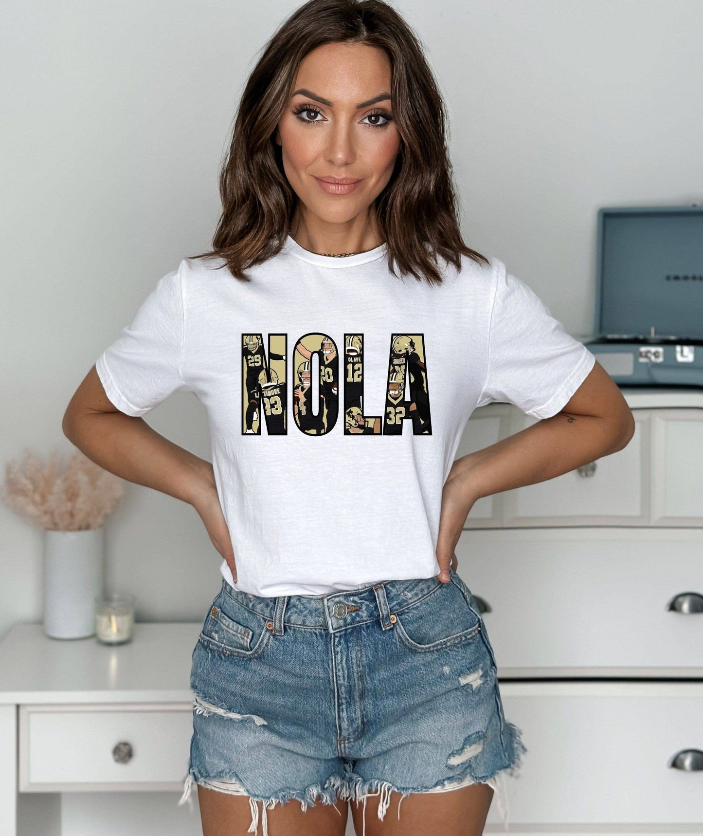 Nola Saints Players Unisex Softstyle T-Shirt