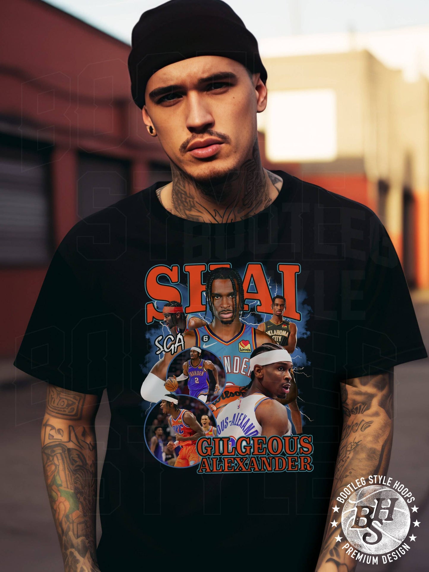 Shai Gilgeous-Alexander 90s Bootleg Rap Tee - Oklahoma Fan