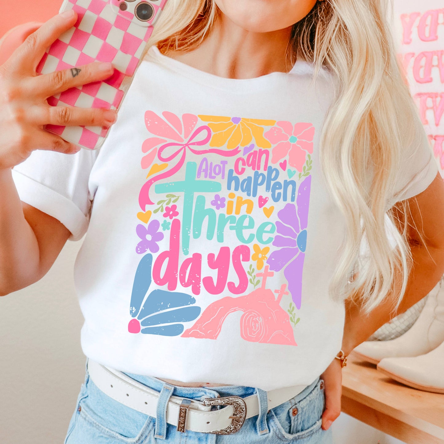 A Lot Can Happen | Easter Graphic Shirt | Comfort Colors