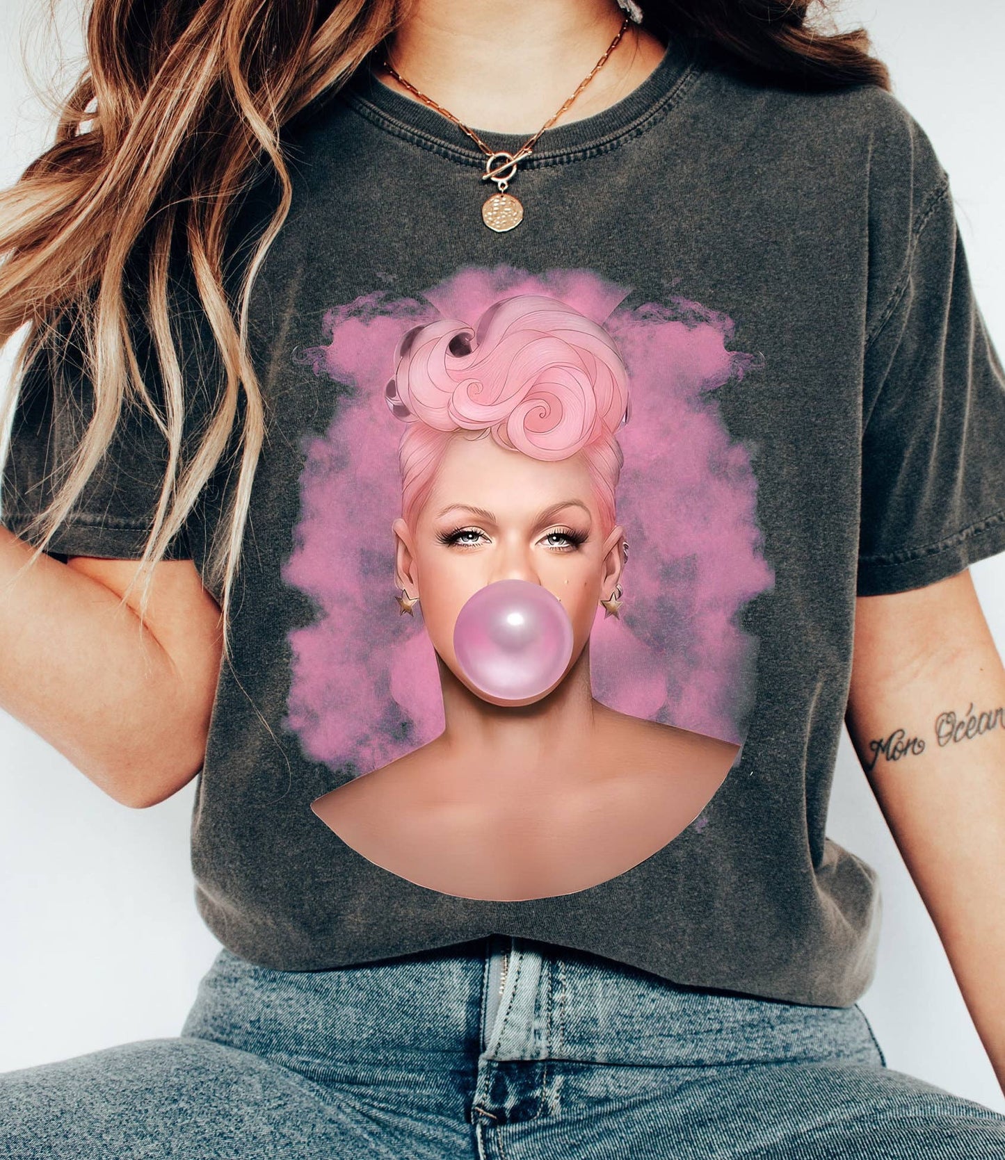 P!Nk Summer Carnival 2024 Tour Shirt - Trustfall Album Tee