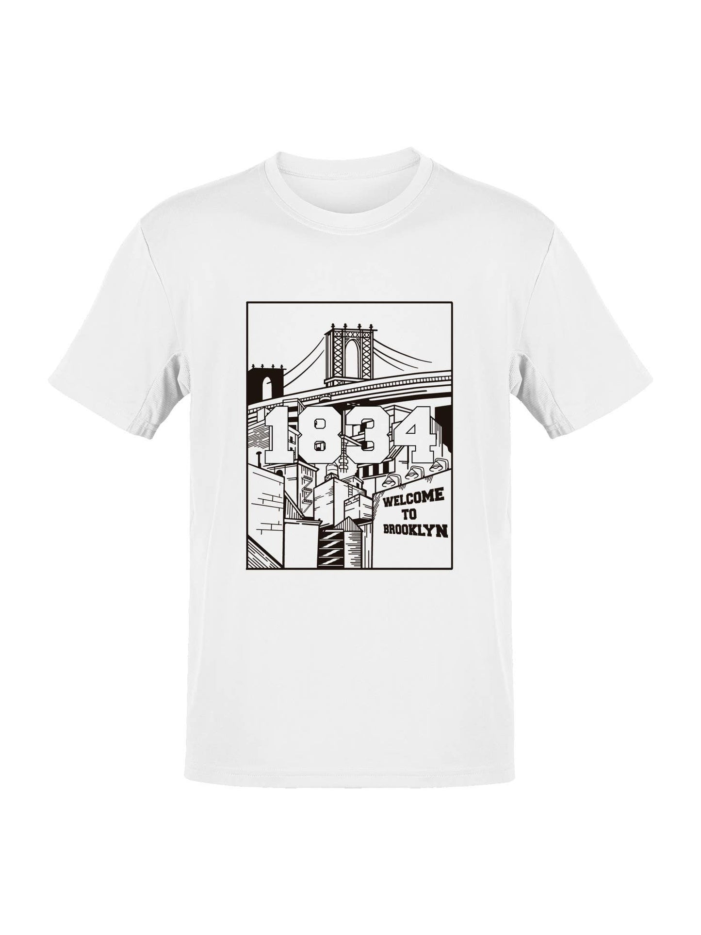 Brooklyn Bridge Art Print Men's T-Shirt