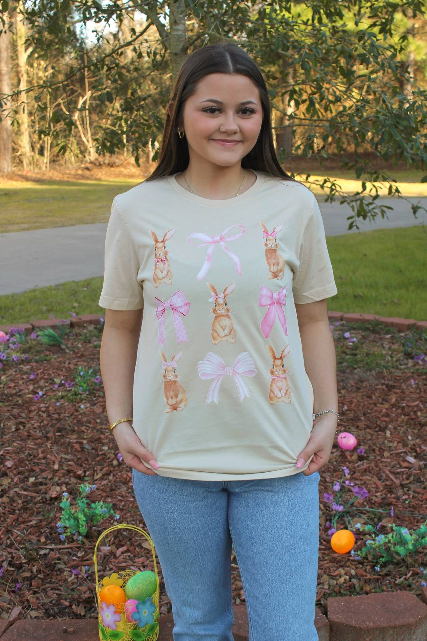 Bunnies & Bows Graphic Tee