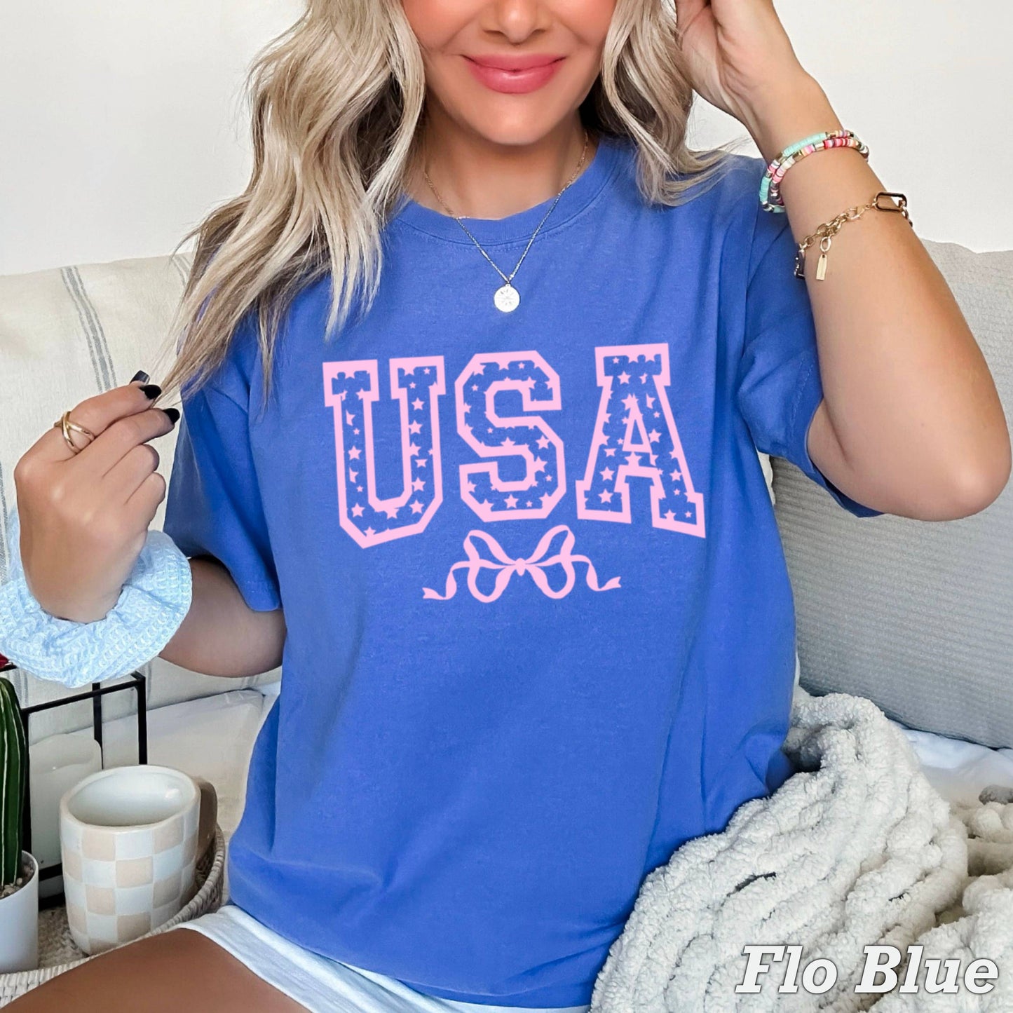 Patriotic USA July 4th Graphic Shirt | Comfort Color