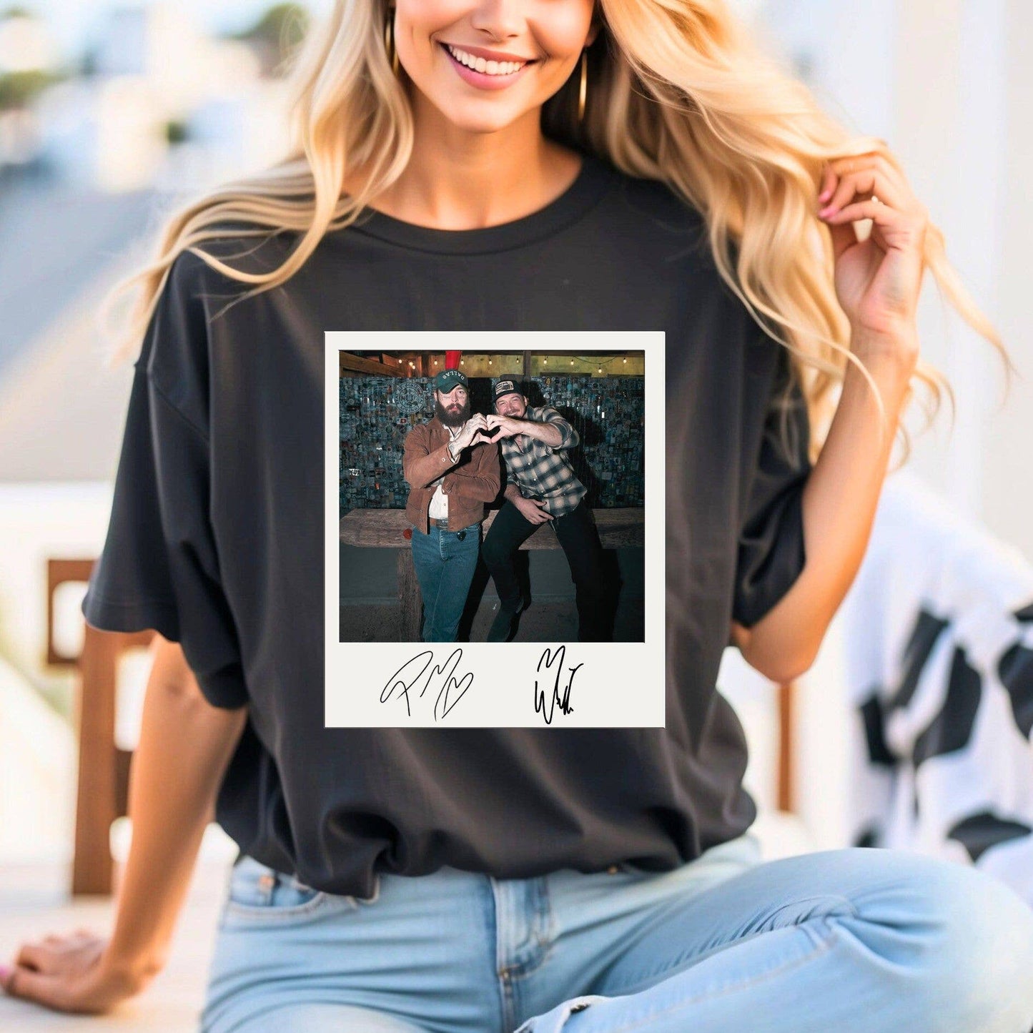 Post Malone X Morgan Wallen Concert Collaboration Shirt