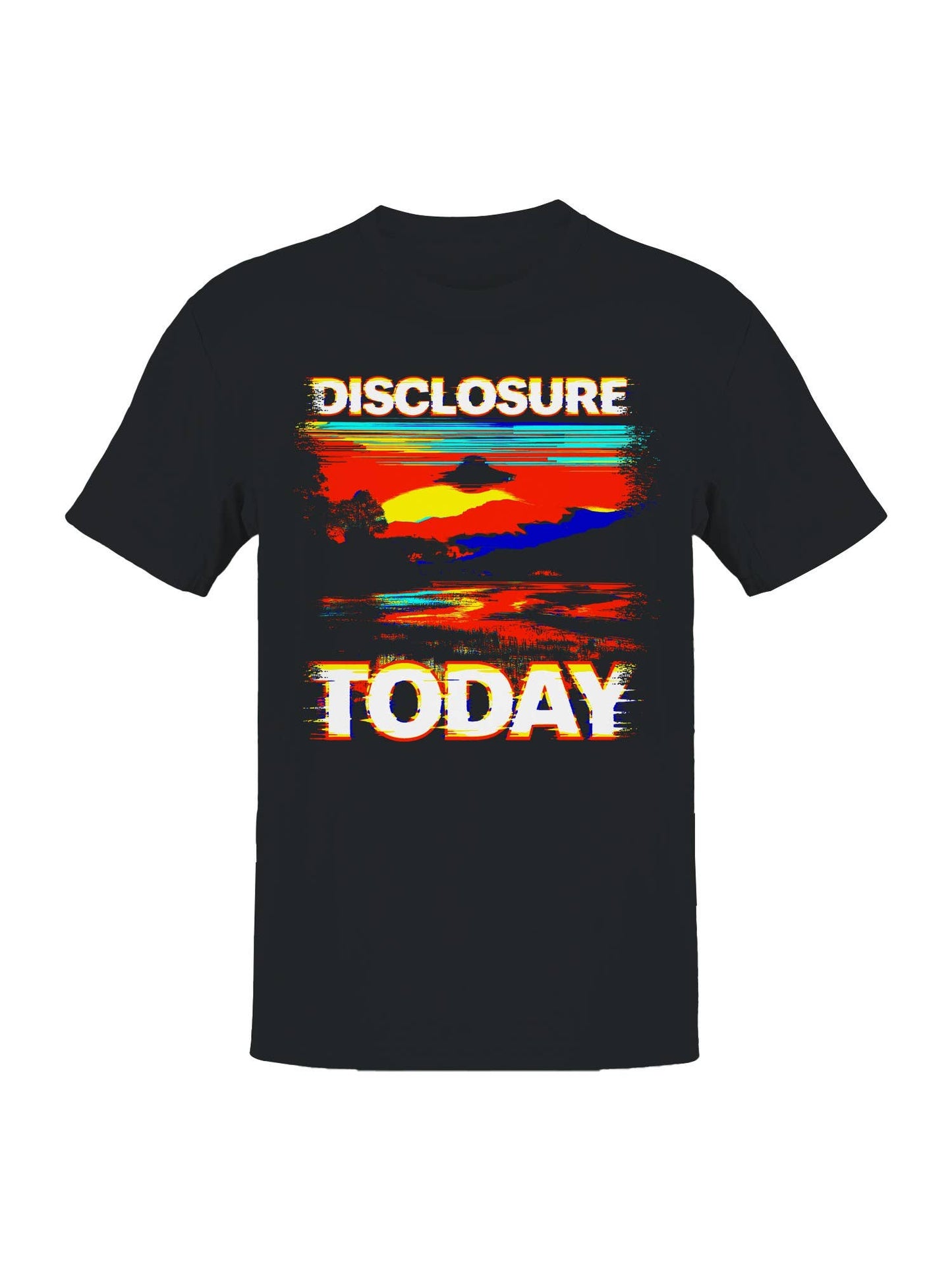 Ufo Sunset: Disclosure Today Men's T-Shirt