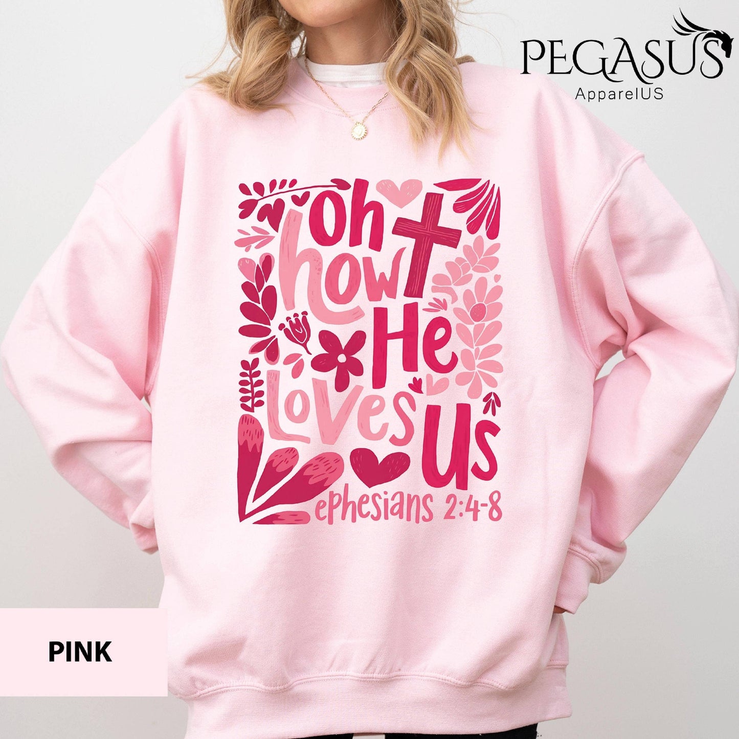 He Loves Us Christian Valentine Shirt
