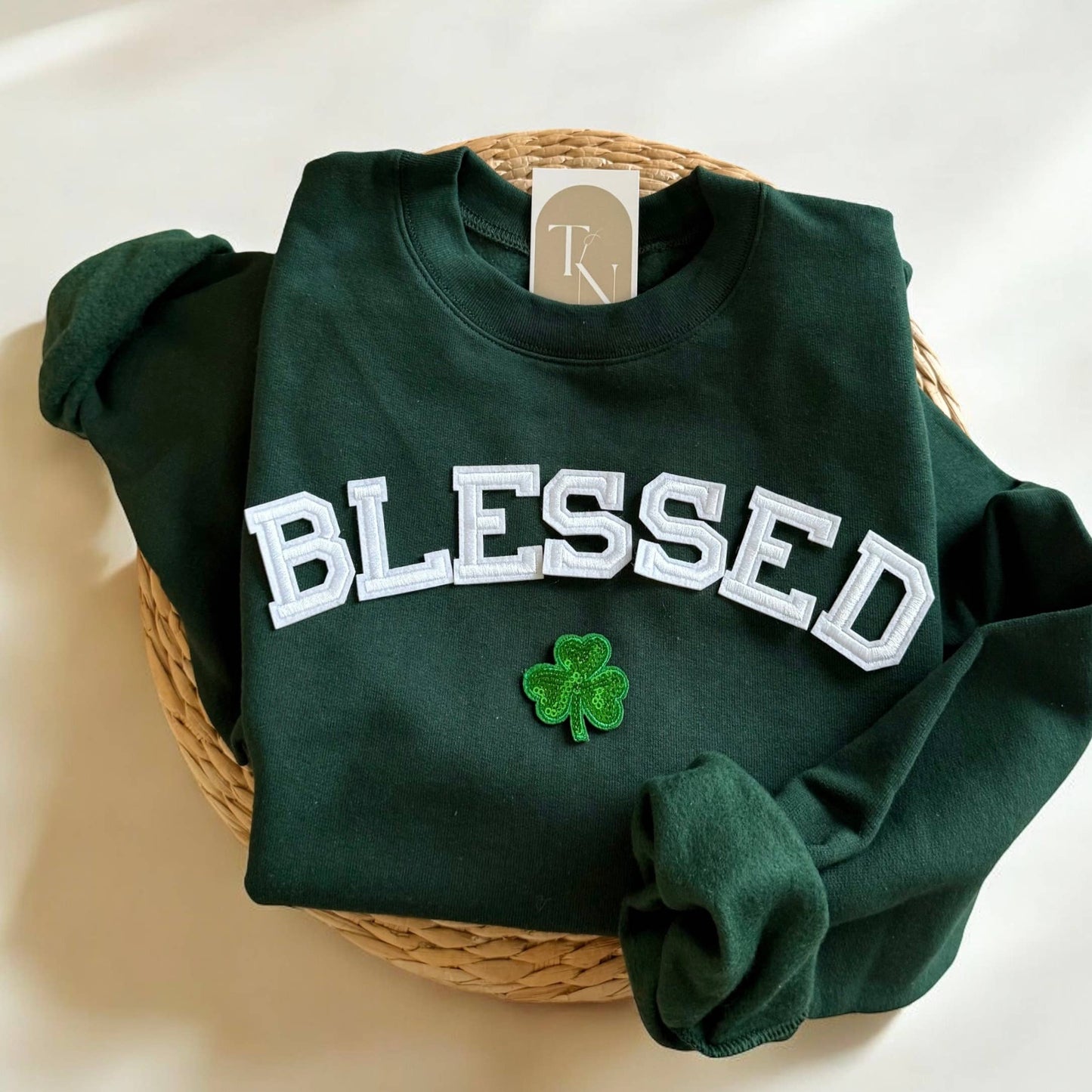 Blessed St Patricks Day Sweatshirt, St Pattys Sweater