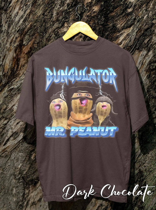 Burnt Peanut Bungulator Meme Tee Weird Funny Absurd Humor