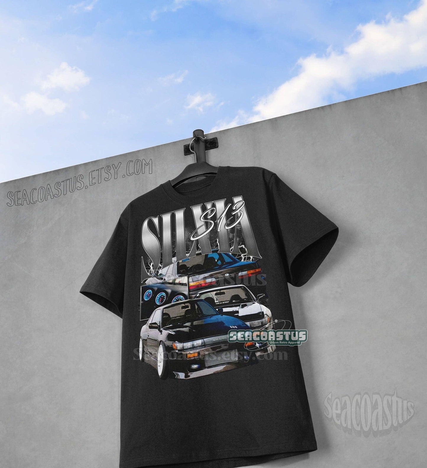 Vintage Nissan Silvia S13 SR20DET Graphic T-Shirt