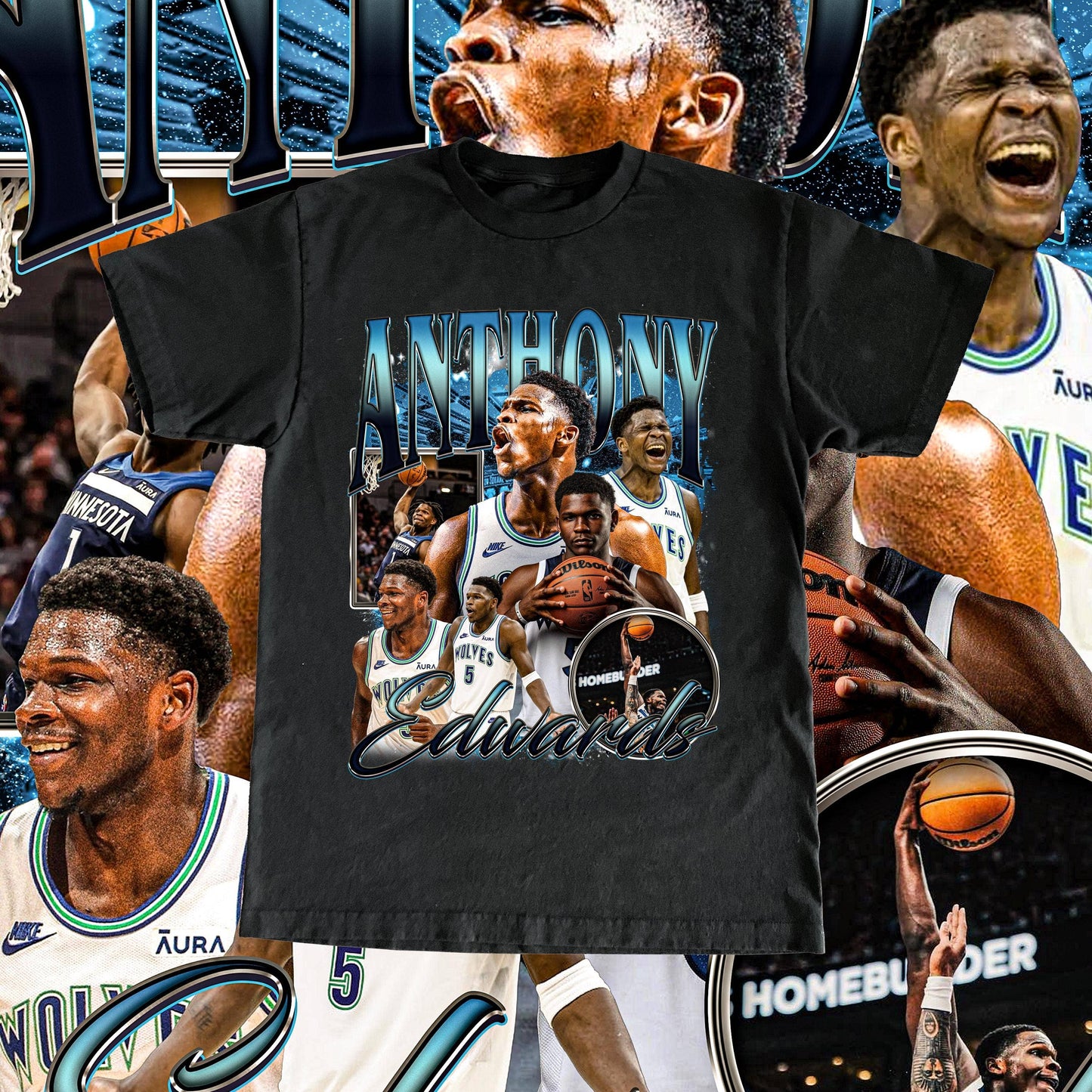 Minnesota Timberwolves Vintage Basketball Tee