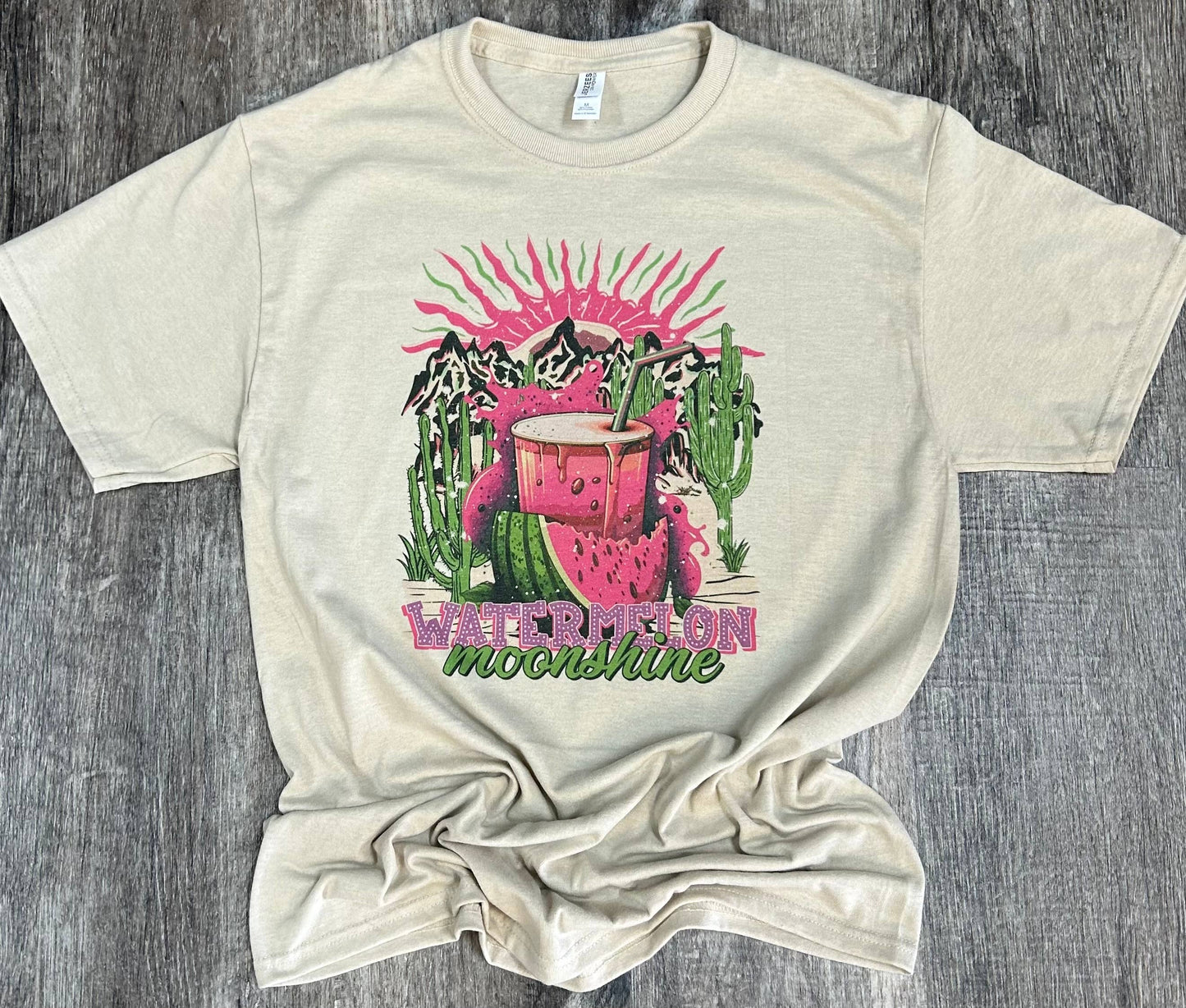 Watermelon Moonshine On Sand Tee