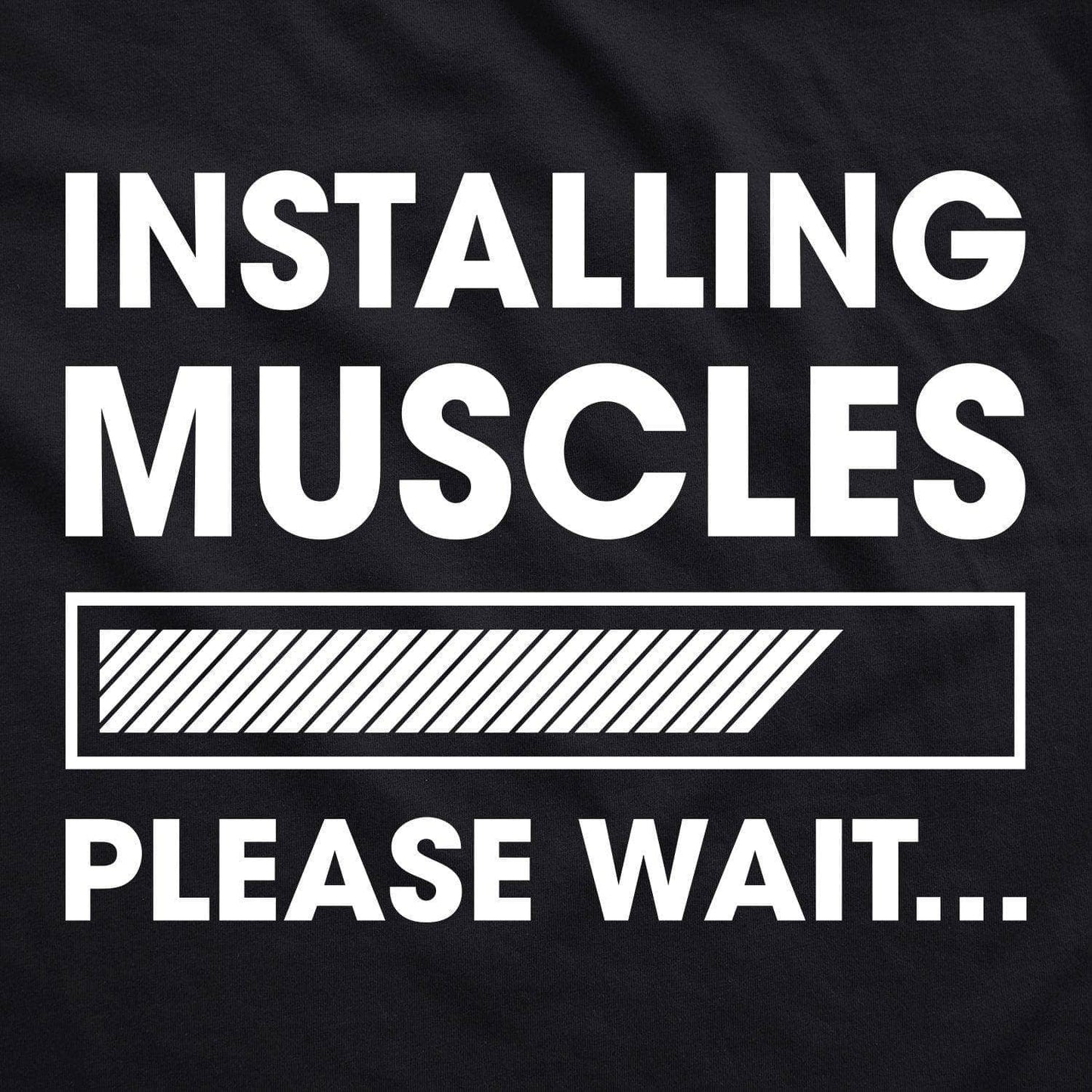Installing Muscles Men's Tank Top Fitness Graphic Tank