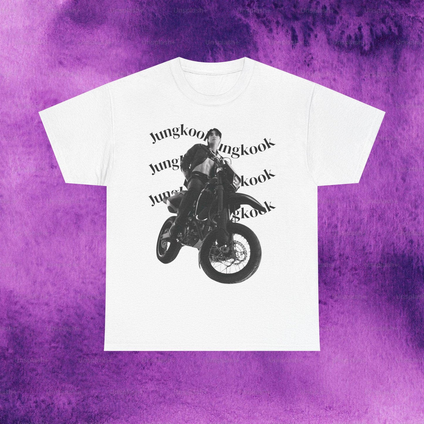 K-Pop Motorcycle Aesthetic Graphic Tee