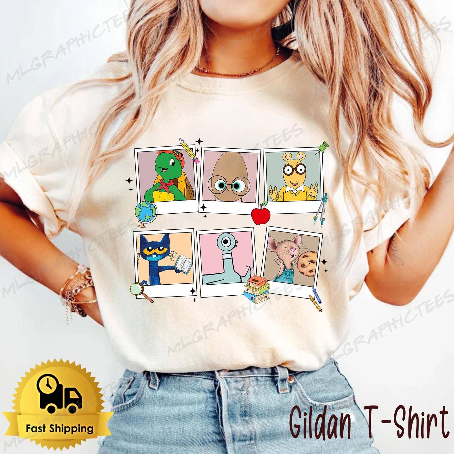 Children's Book Character Tee - Teacher Appreciation Shirt