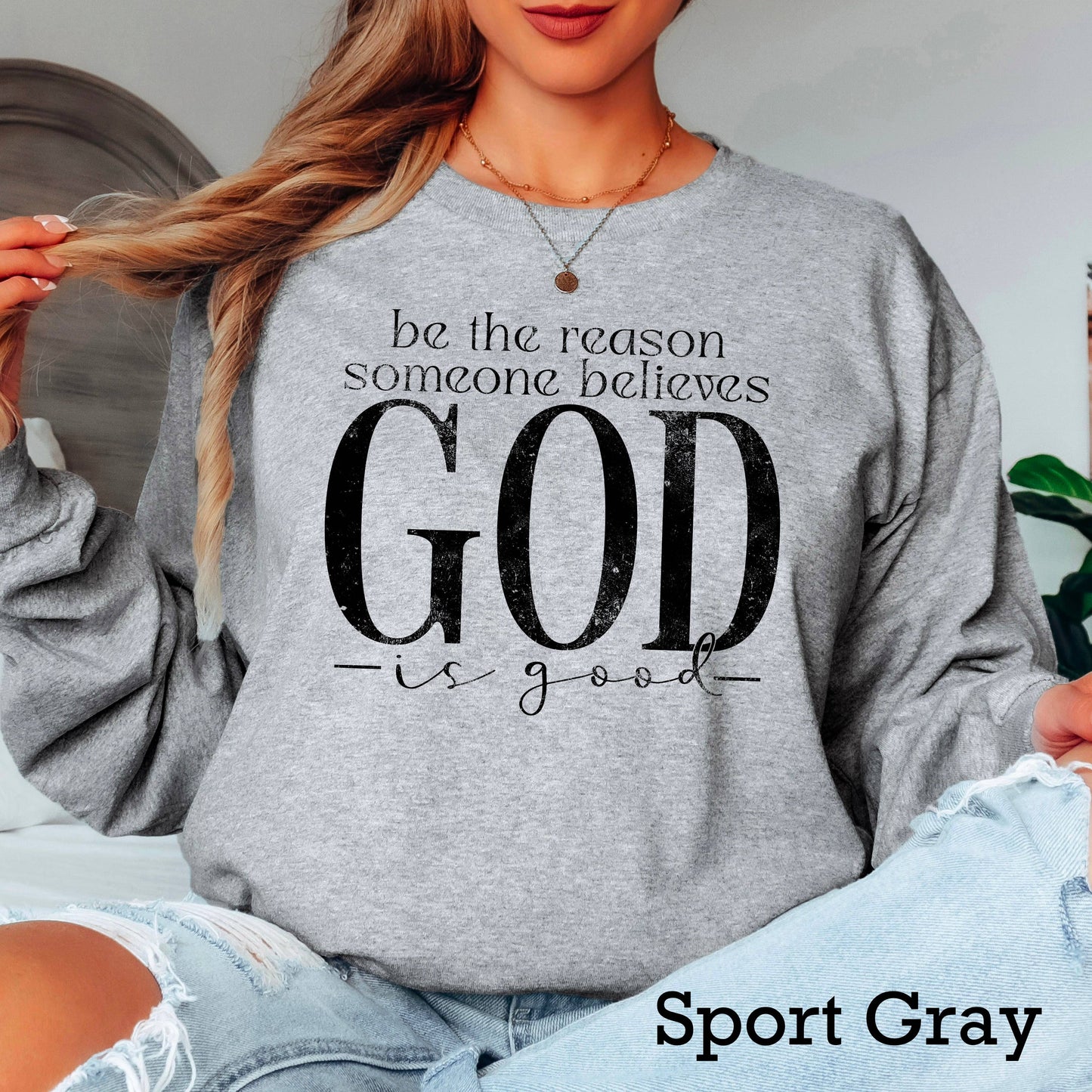 Be the Reason Christian Long Sleeve Shirt | Gildan