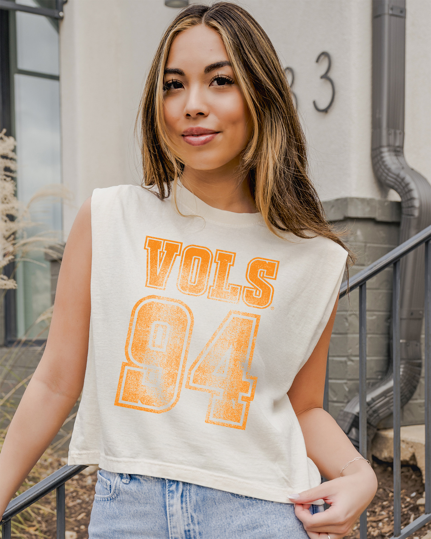 Tennessee Vols Player Off White Tank Top