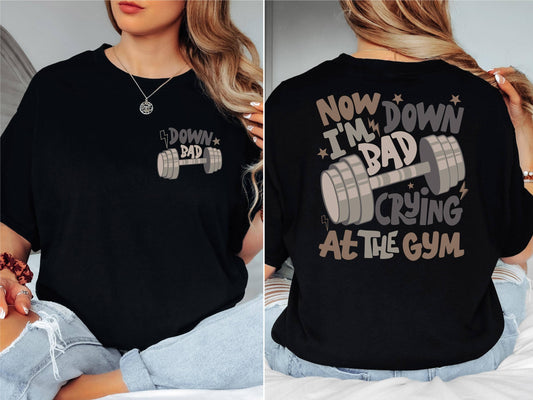 Emotional Workout Tee Gym Motivation Weightlifting Poetry