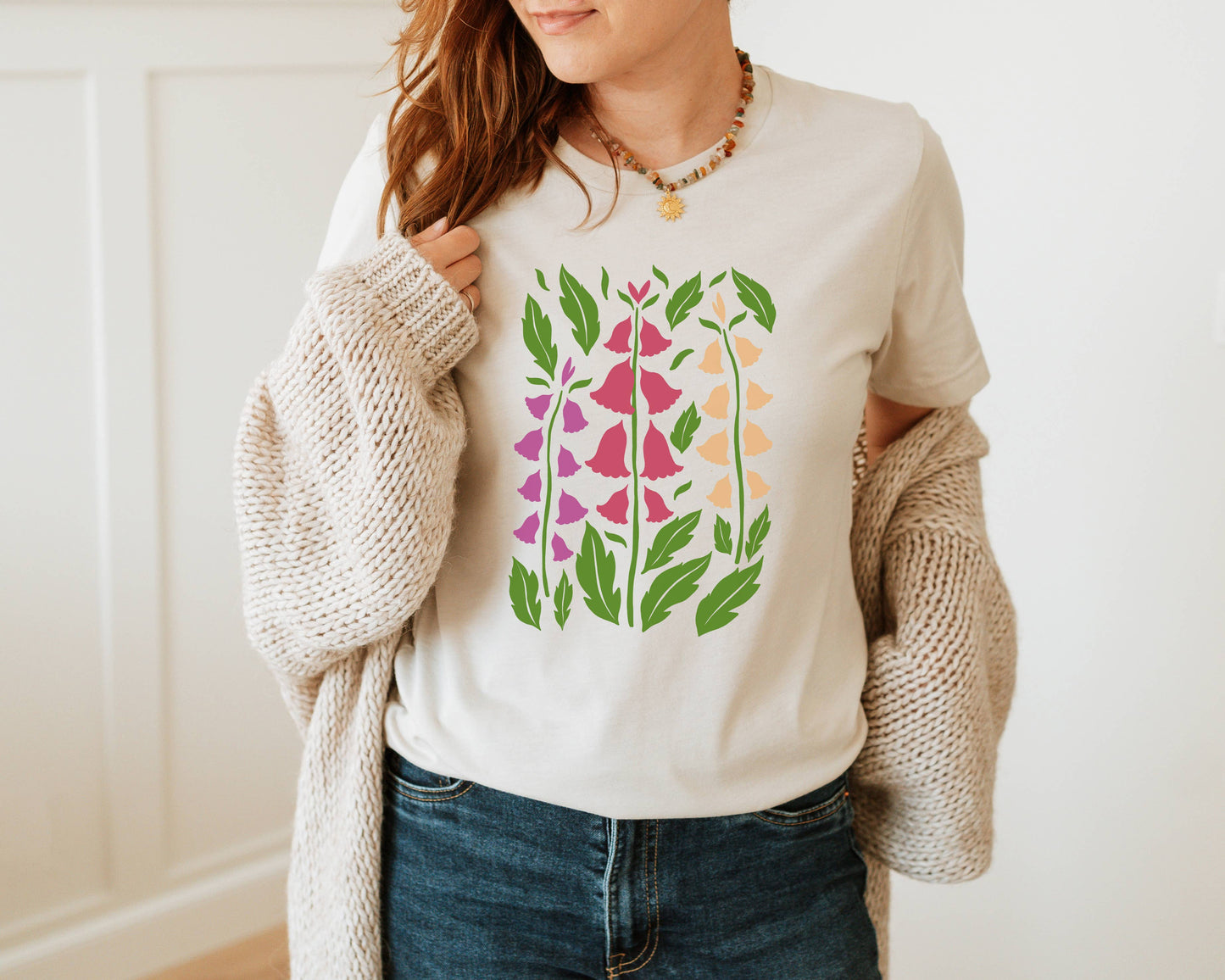 Foxglove Tee | Floral | Sizes XS-2XL