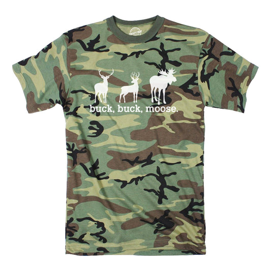 Buck Buck Moose Funny Hunting Tee Mens T Shirt Hunting