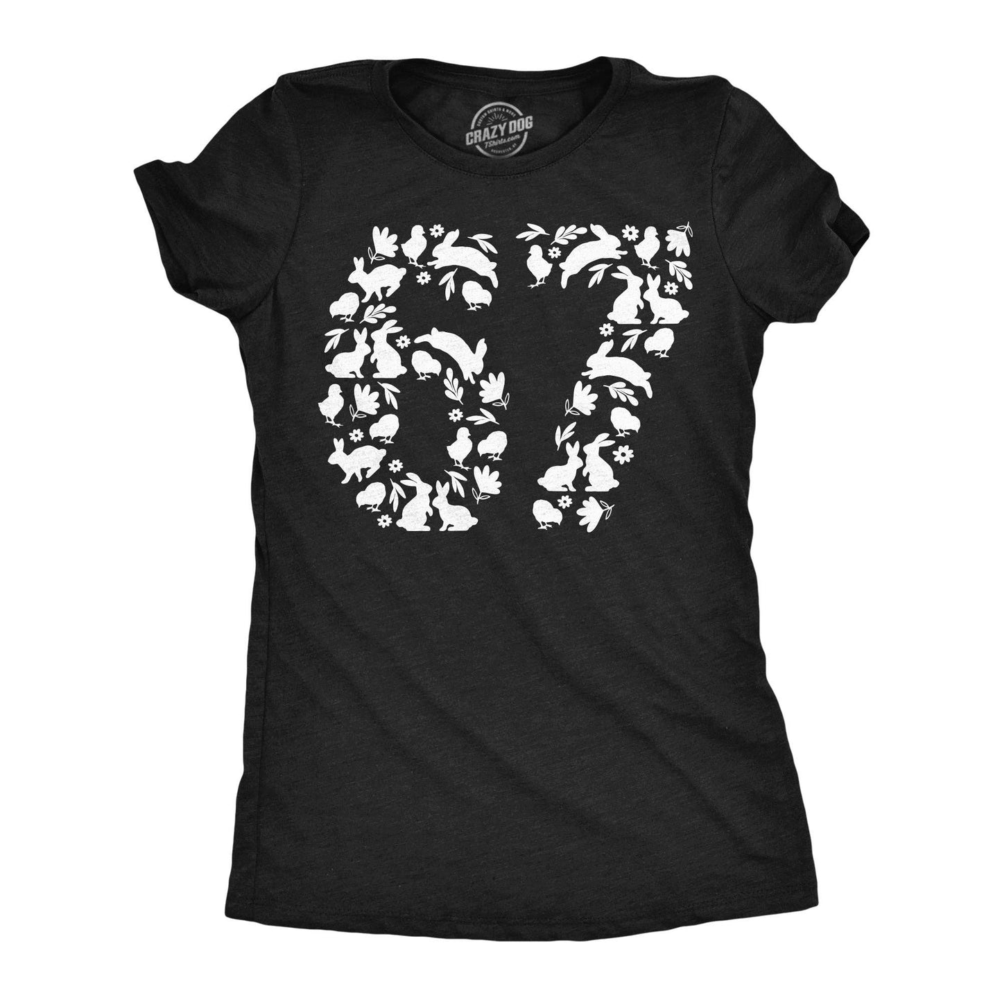 6 7 Easter Bunny Chicks Women's T Shirt
