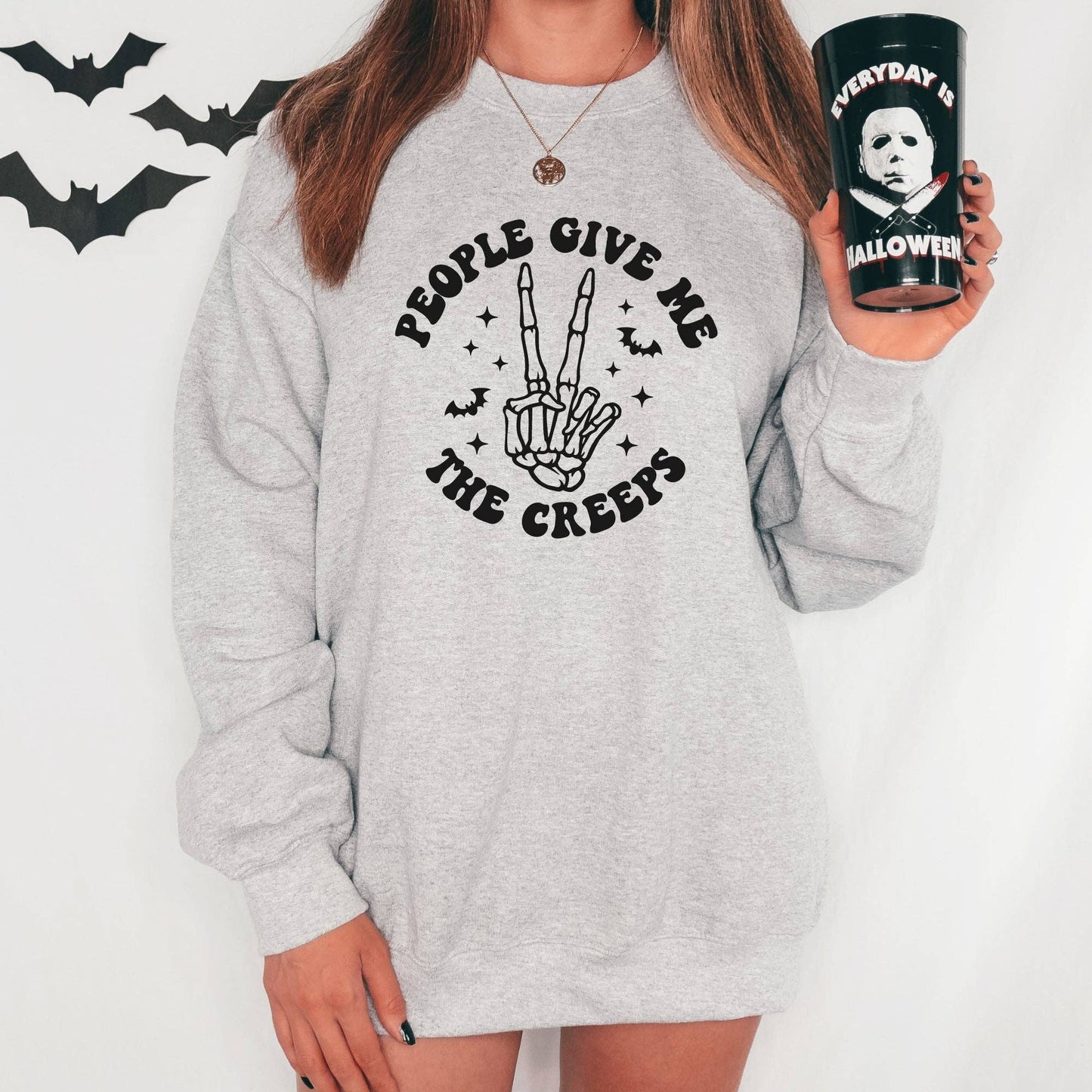 Cozy Halloween Crewneck Sweatshirt Hoodie