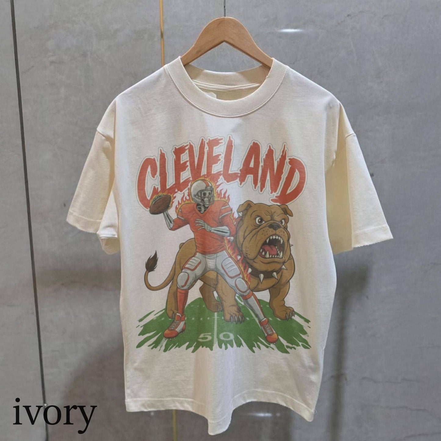 Cleveland Browns Vintage Football Tee
