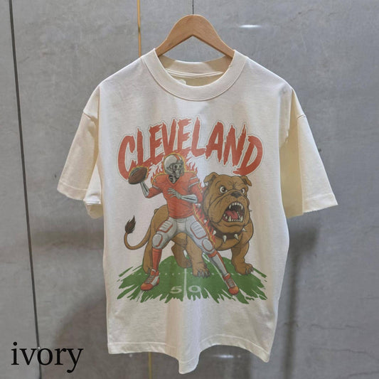 Cleveland Browns Vintage Football Tee