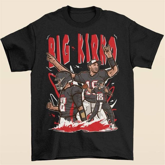 Kirk Cousins Big Kirko Funny Cartoon Style Football T-Shirt
