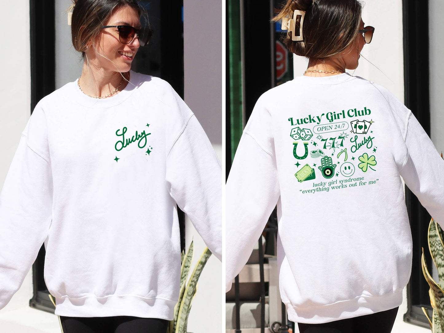 St. Patrick's Day Sweatshirt, Have A Lucky, Graphic Apparel