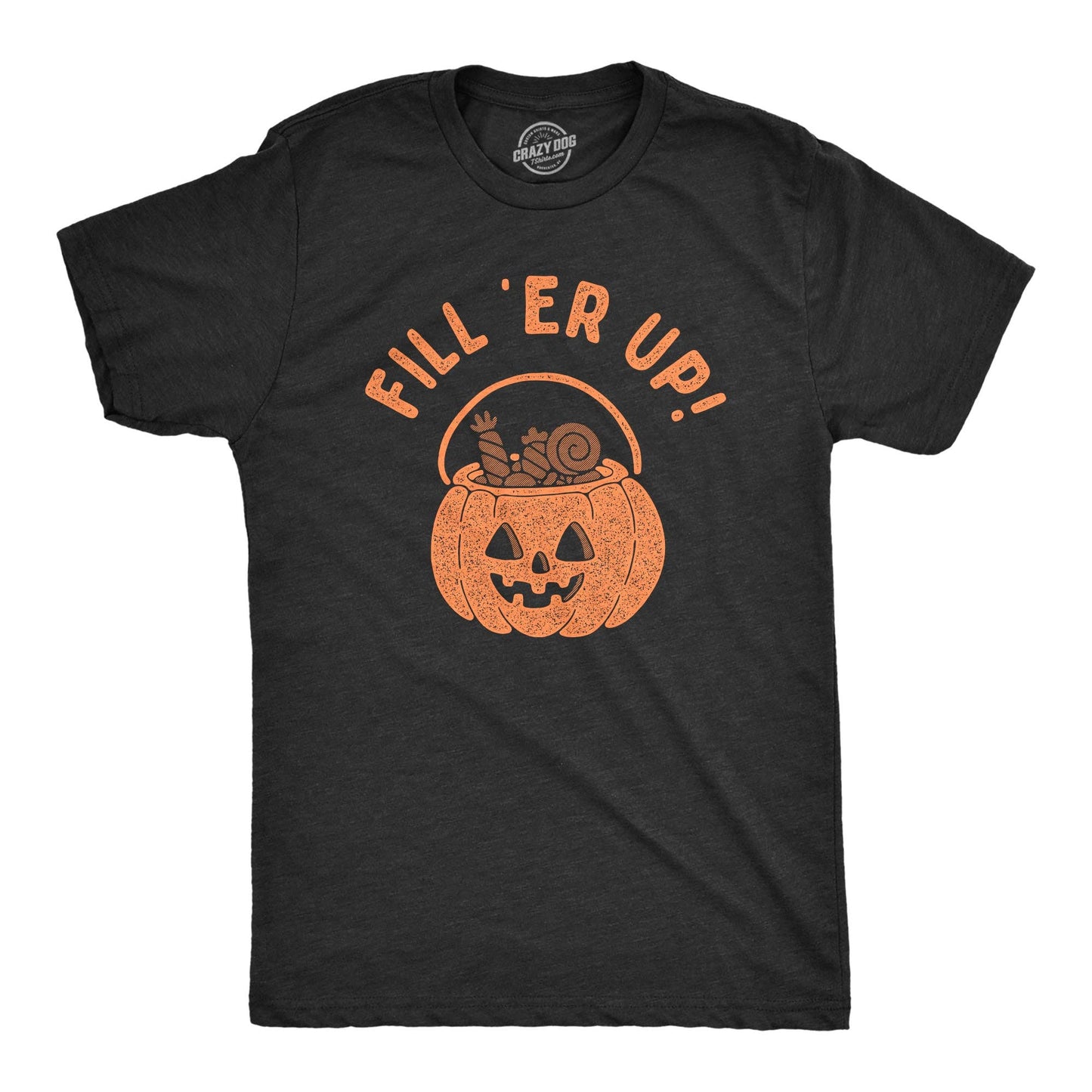 Fill Er Up Men's Tshirt Halloween Graphic Tee Western T