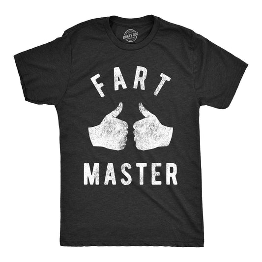 Fart Master Men's Tshirt Toilet Graphic Tee Western T