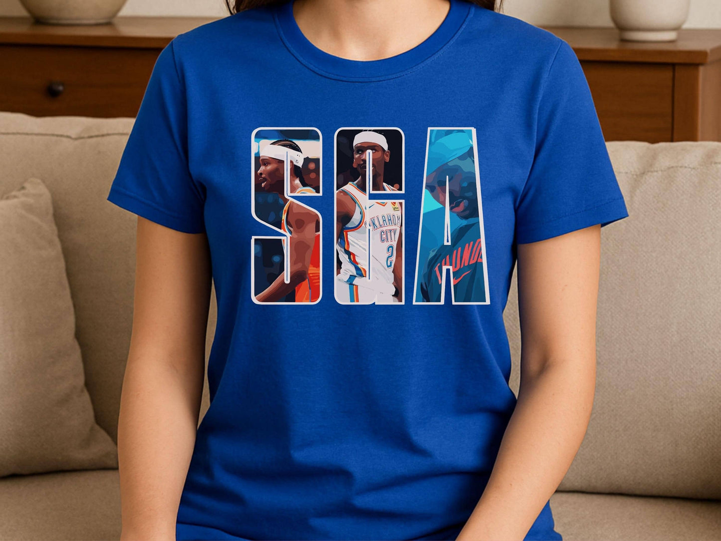 Okc Thunder Mvp Basketball Tee Shirt