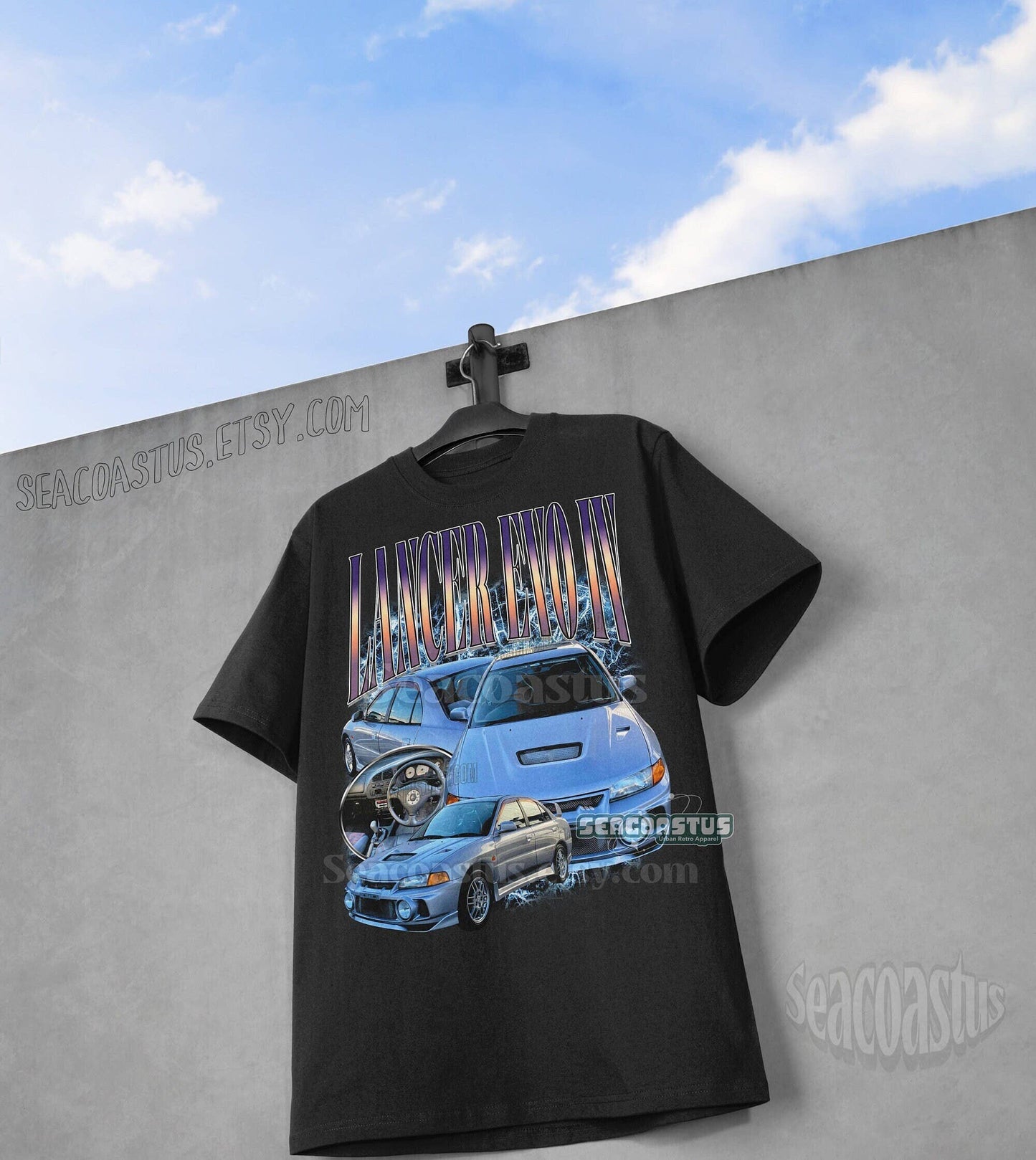 Vintage Mitsubishi Evolution Iv Jdm Graphic T-Shirt