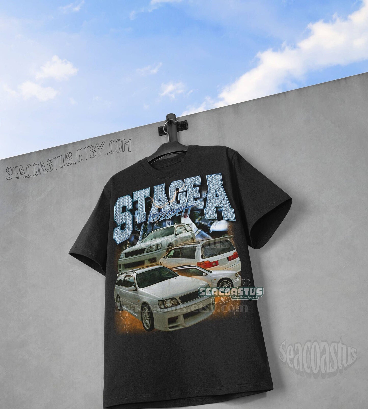 Vintage Nissan Stagea Jdm Graphic T-Shirt