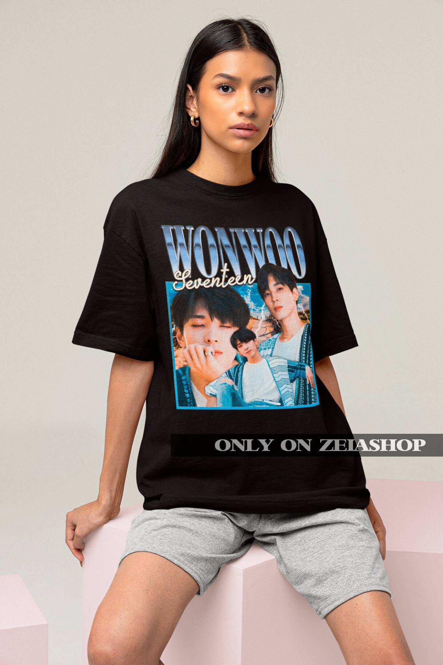 Wonwoo's Seventeen Retro Classic Tee Kpop Bootleg Merch Gift